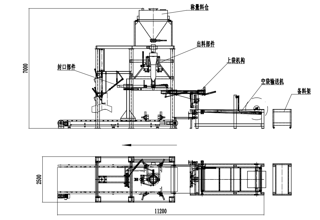 全自動噸袋包裝秤，全自動噸袋包裝機，全自動大袋包裝秤
